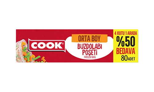 4 in 1, Medium, 80 Bags